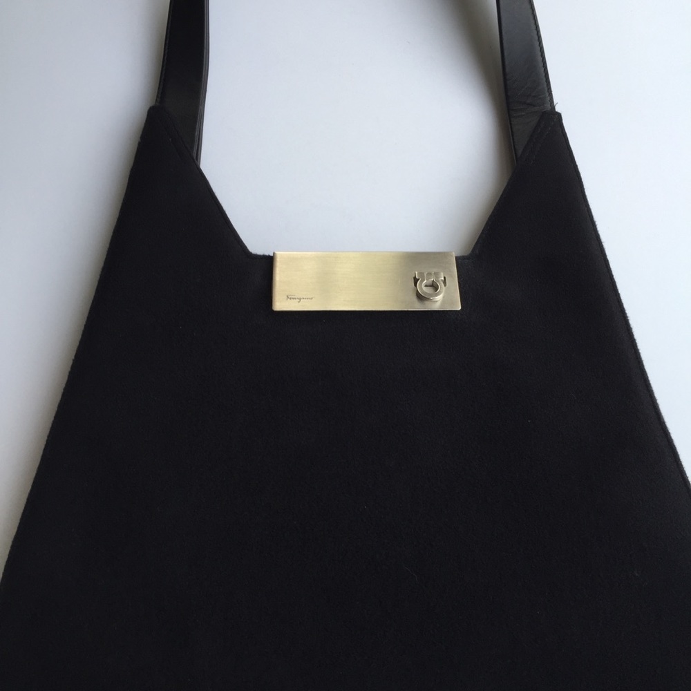 Black Salvatore Ferragamo Handbag
